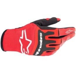 Gloves cross enduro Alpinestars Techstar black-red