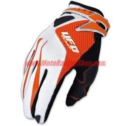 Gloves cross enduro UFO IONIC for kid orange (LAST PIECES AVAILABLE)