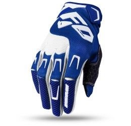 Gloves cross enduro UFO Iridium black and blue