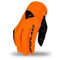 Gloves cross enduro UFO Skill for kids neon orange