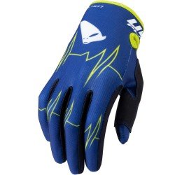 Gloves cross enduro UFO Skill Adrenaline blue-fluo yellow