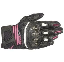 Alpinestars Women's road gloves SPX AC color Black-Fuchsia