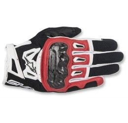 Alpinestars Men's road gloves SMX-2 Air Carbon v2 color Black-Red-White