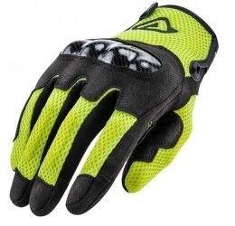 Acerbis touring gloves Ramsey My Vented black-fluo yellow colour 2020