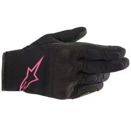 Alpinestars Women's touring gloves S-MAX color Black-Pink