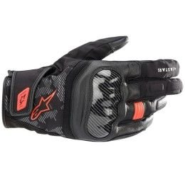 Alpinestars Men's touring gloves SMX-Z color black-red