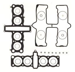 Athena top end gaskets kit (no oil seals) for Yamaha XJ6 Diversion 91-02