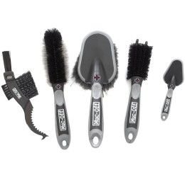 Muc-Off Kit of 5 motorcycle cleaning brushes