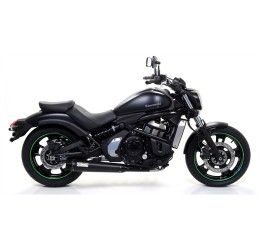 Arrow Full system Rebel with carbon fibre rear end cap street legal for Kawasaki Vulcan 650 S 14-16