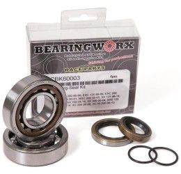 Crankshaft bearings and oil seals kit Bearingworx for Honda CR 250 84-91