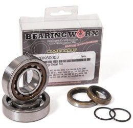 Crankshaft bearings and oil seals kit Bearingworx for Fantic XE 125 21-24