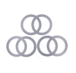 Steel clutch plates kit Athena for Kawasaki KX 125 97-08