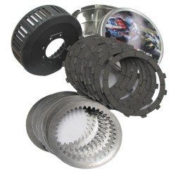 NewFren clutch Kit with CLUTCH BASKET CNC machined 48 grooves with ORGANIC plates for Ducati 1098 07-08