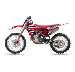 UFO Complete Graphics kit for GasGas MCF 250 21-23 thunder red