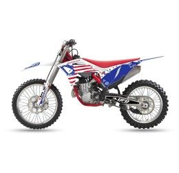 UFO Complete Graphics kit for GasGas MCF 450 21-23 patriot white