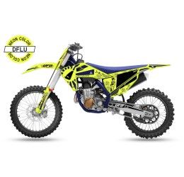 UFO Complete Graphics kit for Husqvarna FC 250 19-22 akaishi neon yellow
