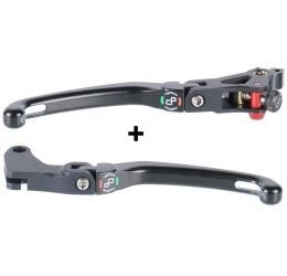 Lightech KIT foldings brake and clutch levers for original joint KLEV131J Aprilia RS 660 20-24