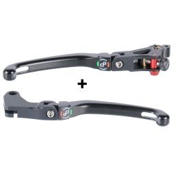 Lightech KIT foldings brake and clutch levers for original joint J Profile KLEV128J Yamaha XSR 900 16-20