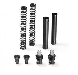 Preload caps kit + forks spring Matris FKE for Suzuki Bandit 600 00-04 (fork type Kayaba)