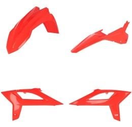 Acerbis basic plastic kit for Beta RR 125 Racing 20-22 red color