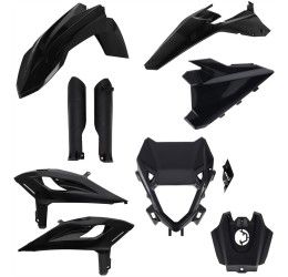 Acerbis complete plastic kit for Beta RR 125 Racing 2T 25-26 black color