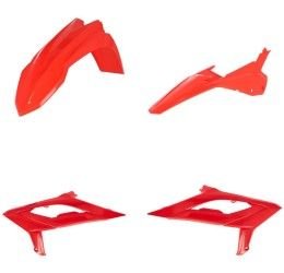 Acerbis basic plastic kit for Beta RR 300 Racing 23-24 red color