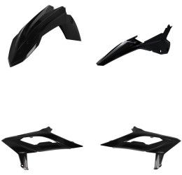 Acerbis basic plastic kit for Beta RR 430 Racing 4T 23-24 black color