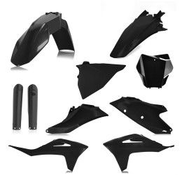 Acerbis complete plastic kit for GasGas MC 250 22-23 black color