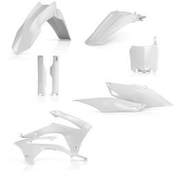 Acerbis complete plastic kit for Honda CRF 250 R 14-17 white color