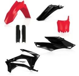 Acerbis complete plastic kit for Honda CRF 250 R 14-17 red/black color