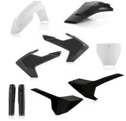 Acerbis complete plastic kit for Husqvarna FC 250 16-18 black/white color