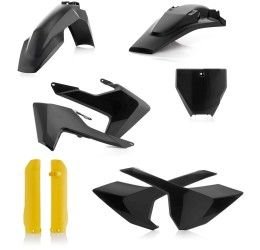 Acerbis complete plastic kit for Husqvarna FC 250 16-18 black/yell. color