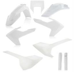 Acerbis complete plastic kit for Husqvarna FC 250 17-19 white color