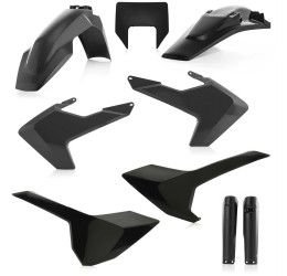 Acerbis complete plastic kit for Husqvarna FC 250 17-19 black color