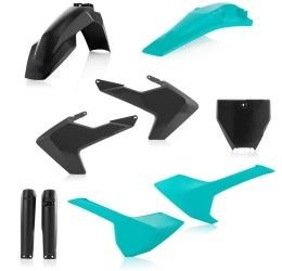 Acerbis complete plastic kit for Husqvarna TC 125 16-18 black/green color