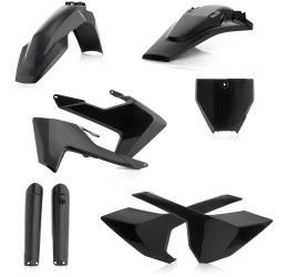 Acerbis complete plastic kit for Husqvarna TC 125 16-18 black color
