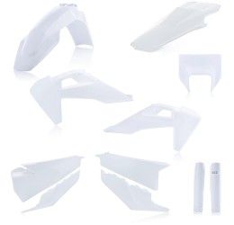 Acerbis complete plastic kit for Husqvarna TE 150 2020 white 2 color