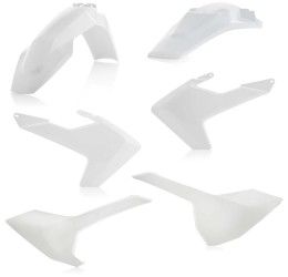 Acerbis basic plastic kit for Husqvarna TE 300 i 18-19 white color