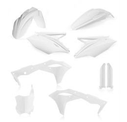 Acerbis complete plastic kit for Kawasaki KXF 250 18-19 white color