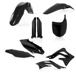 Acerbis complete plastic kit for Kawasaki KXF 450 2012 black color