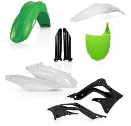 Acerbis complete plastic kit for Kawasaki KXF 450 2012 green/black color