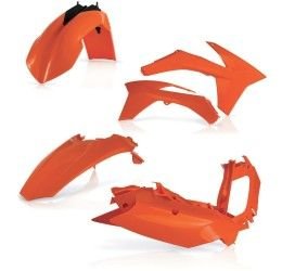 Acerbis basic plastic kit for KTM 125 EXC 12-13 orange color