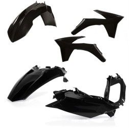 Acerbis basic plastic kit for KTM 125 EXC 12-13 black color