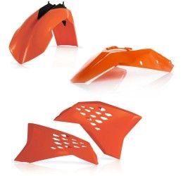 Acerbis basic plastic kit for KTM 125 SX 07-10 orange color