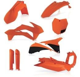 Acerbis complete plastic kit for KTM 125 SX 13-14 orange color