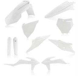 Acerbis complete plastic kit for KTM 125 SX 19-22 white color