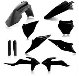 Acerbis complete plastic kit for KTM 150 XC-W TPI 20-23 black color