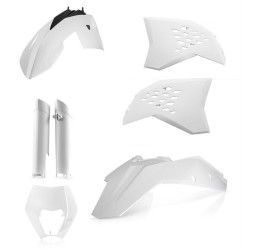 Acerbis complete plastic kit for KTM 300 EXC 08-11 white color