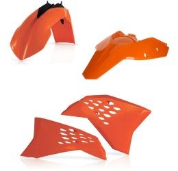 Acerbis basic plastic kit for KTM 450 EXC-F 08-11 orange color