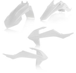 Acerbis basic plastic kit for KTM 65 SX 16-23 white color